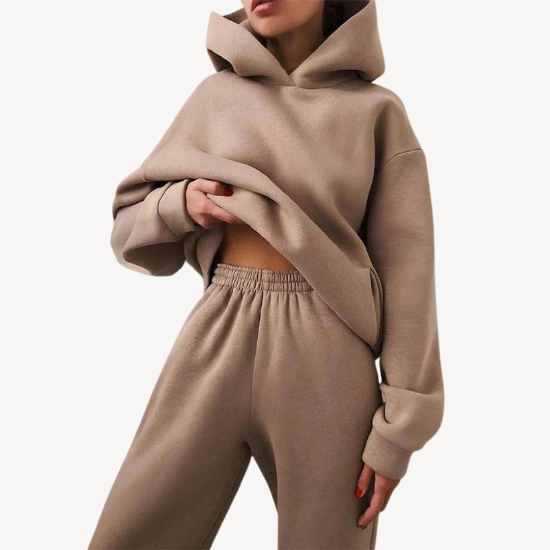 Two-Piece Hoodie and Jogger Set for Women | Loravelle