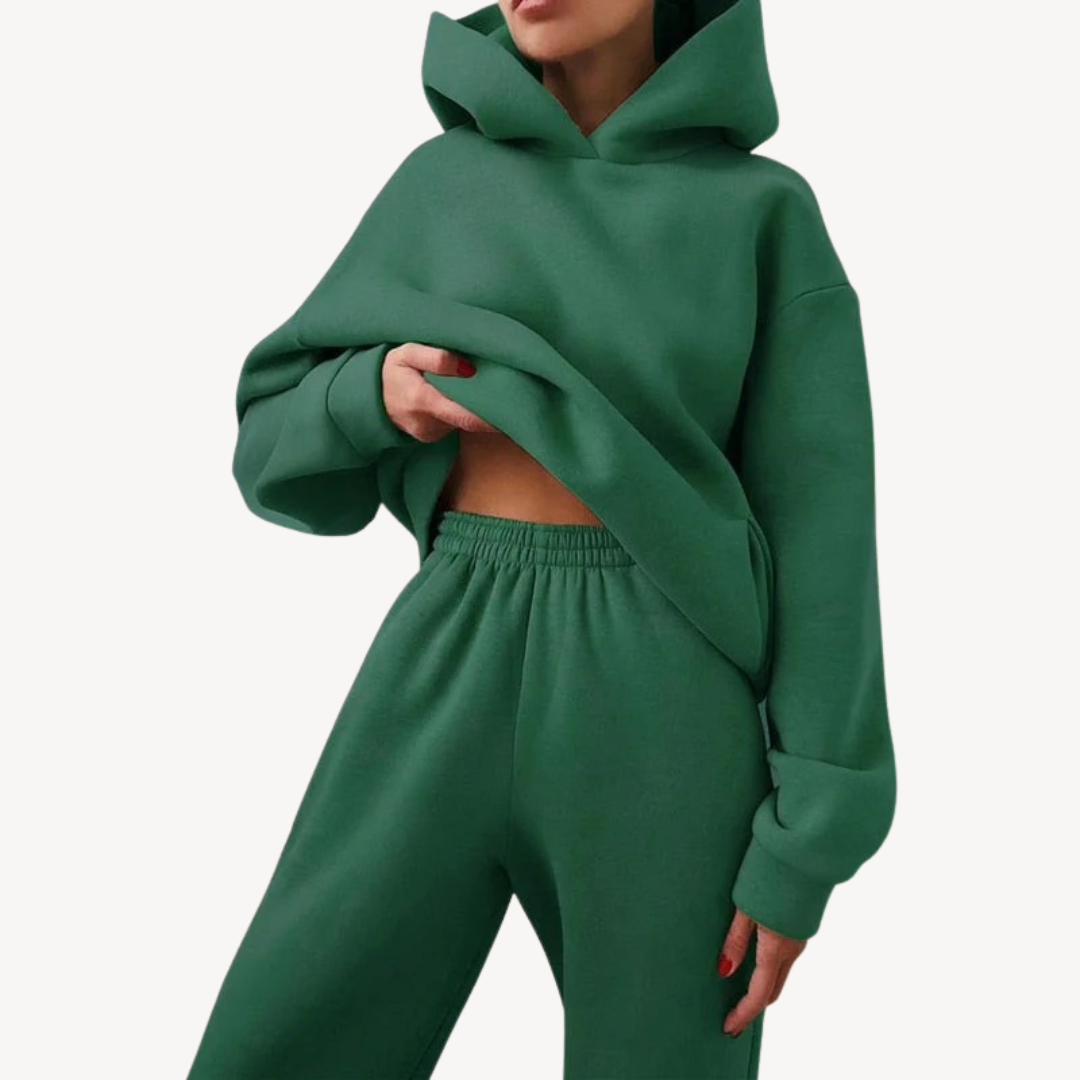 Two-Piece Hoodie and Jogger Set for Women | Loravelle