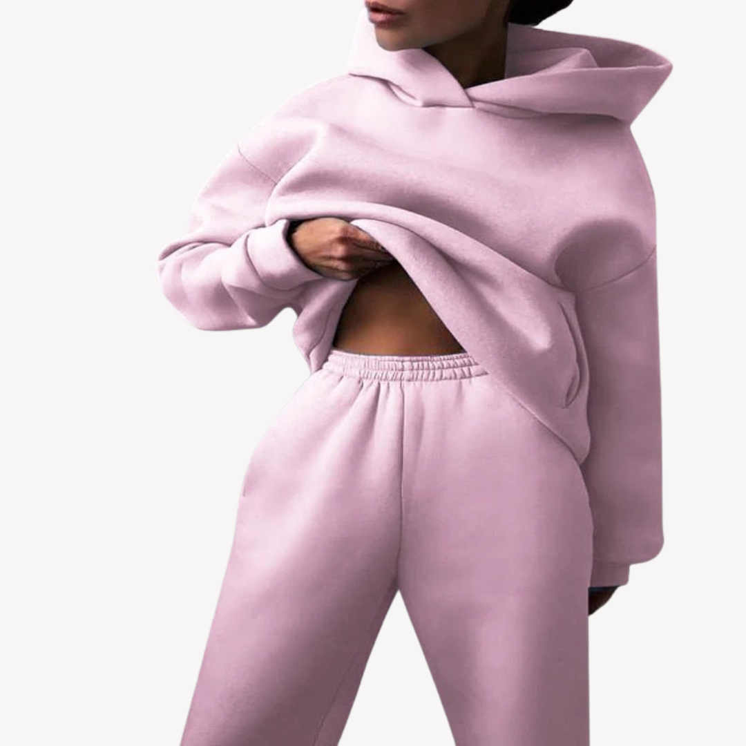 Two-Piece Hoodie and Jogger Set for Women | Loravelle