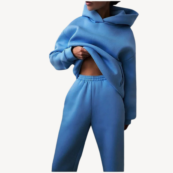 Two-Piece Hoodie and Jogger Set for Women | Loravelle