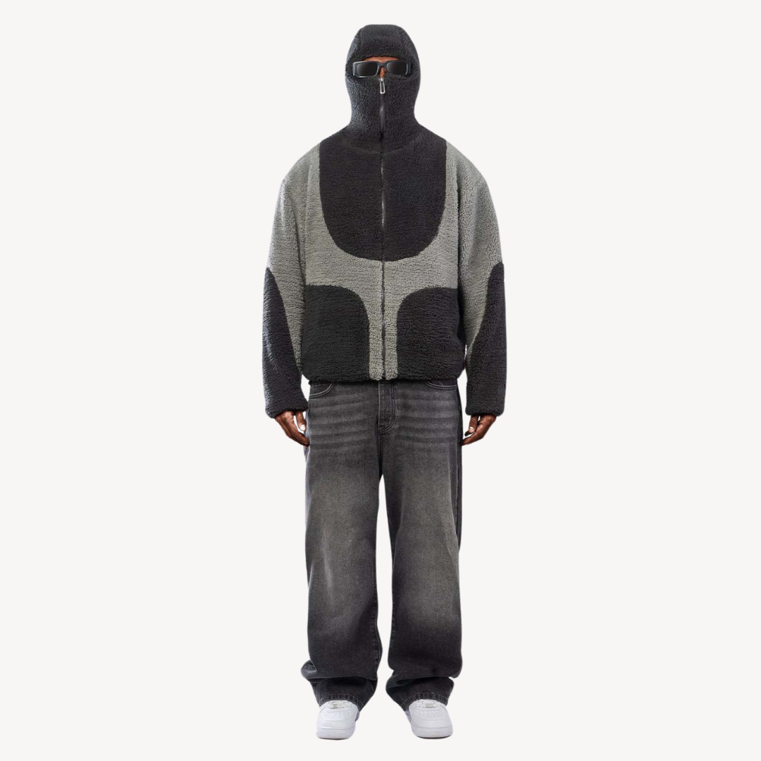 Loravelle | Men's Fleece Zip-Up Hoodie – Sherpa Jacket