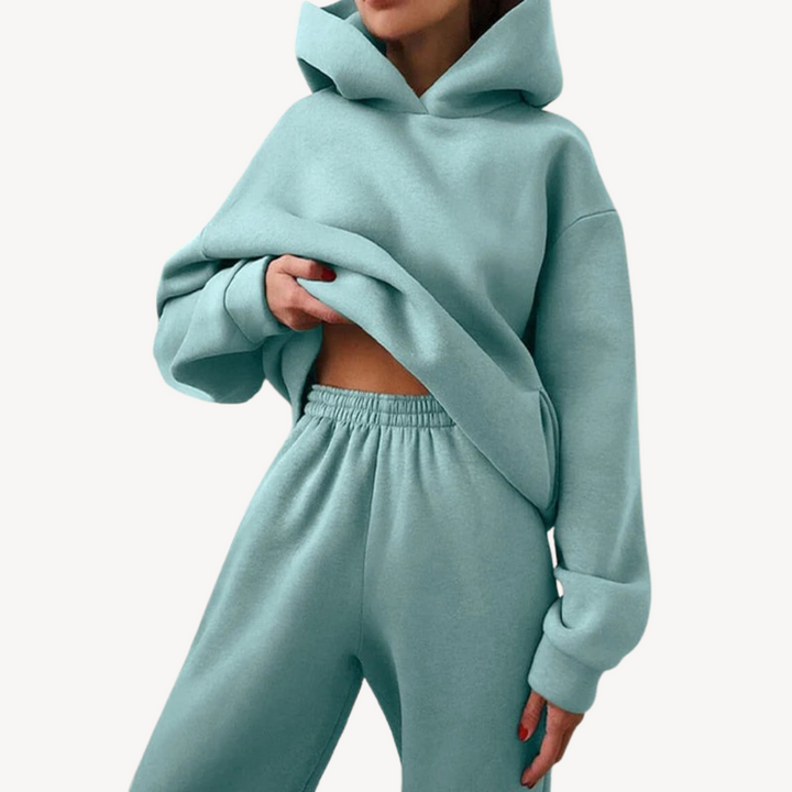 Two-Piece Hoodie and Jogger Set for Women | Loravelle