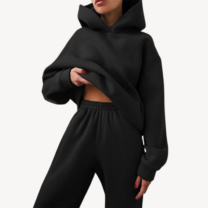 Two-Piece Hoodie and Jogger Set for Women | Loravelle
