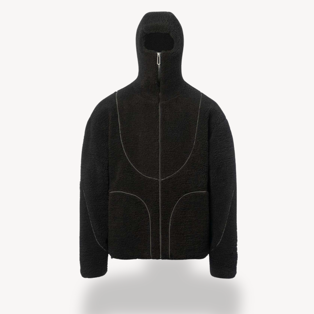Loravelle | Men's Fleece Zip-Up Hoodie – Sherpa Jacket