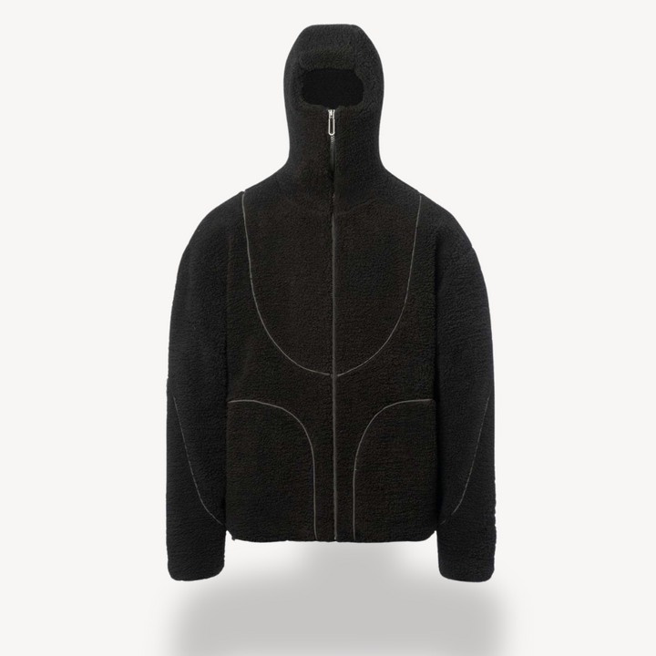 Loravelle | Men's Fleece Zip-Up Hoodie – Sherpa Jacket