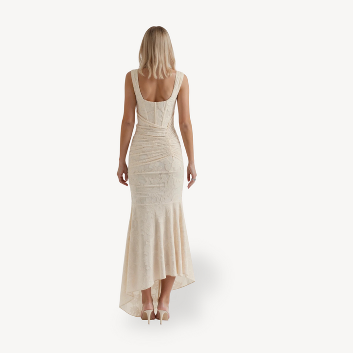 Women's Corset Bustier Fishtail Maxi Dress | Loravelle