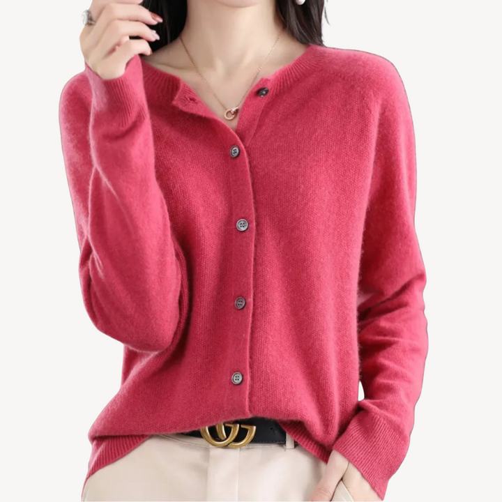 Women's Cashmere Blend Cardigan | Loravelle