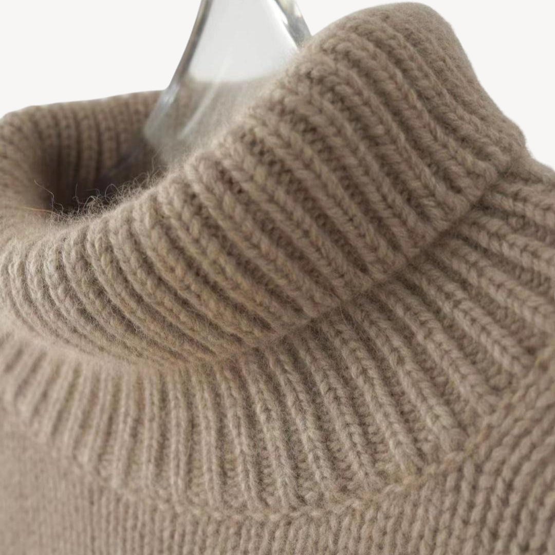 Women’s Soft Knit Fabric Turtleneck Sweater | Loravelle