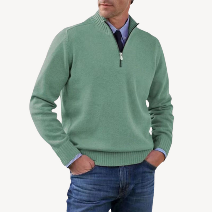 Men's Half-Zip Sweater | Loravelle