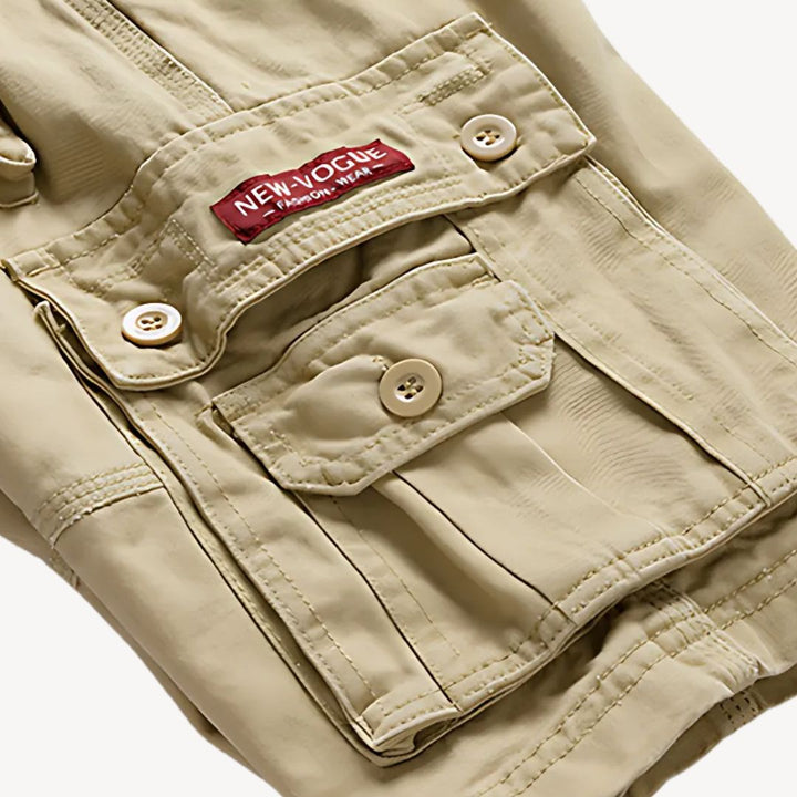 Men's Twill Belted Cargo Shorts | Loravelle