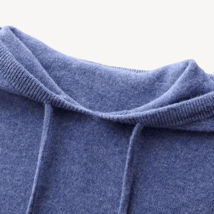 Men's Cashmere Knit Hoodie Sweater | Loravelle