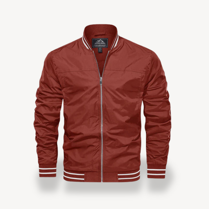 Men's Lightweight Bomber Jacket with Zip | Loravelle