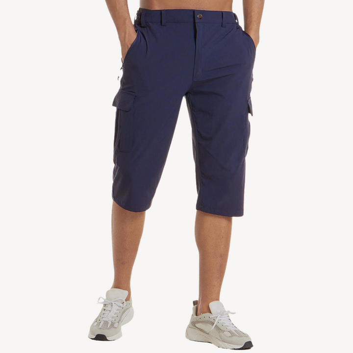 Men’s Cotton Cargo Shorts with Pockets | Loravelle