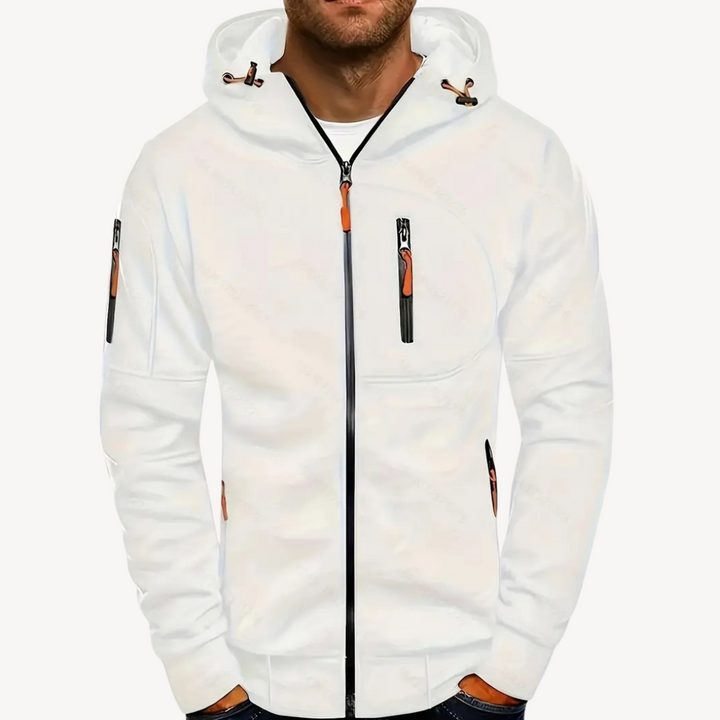 Men's Zip Hoodie Cotton Fleece | Loravelle