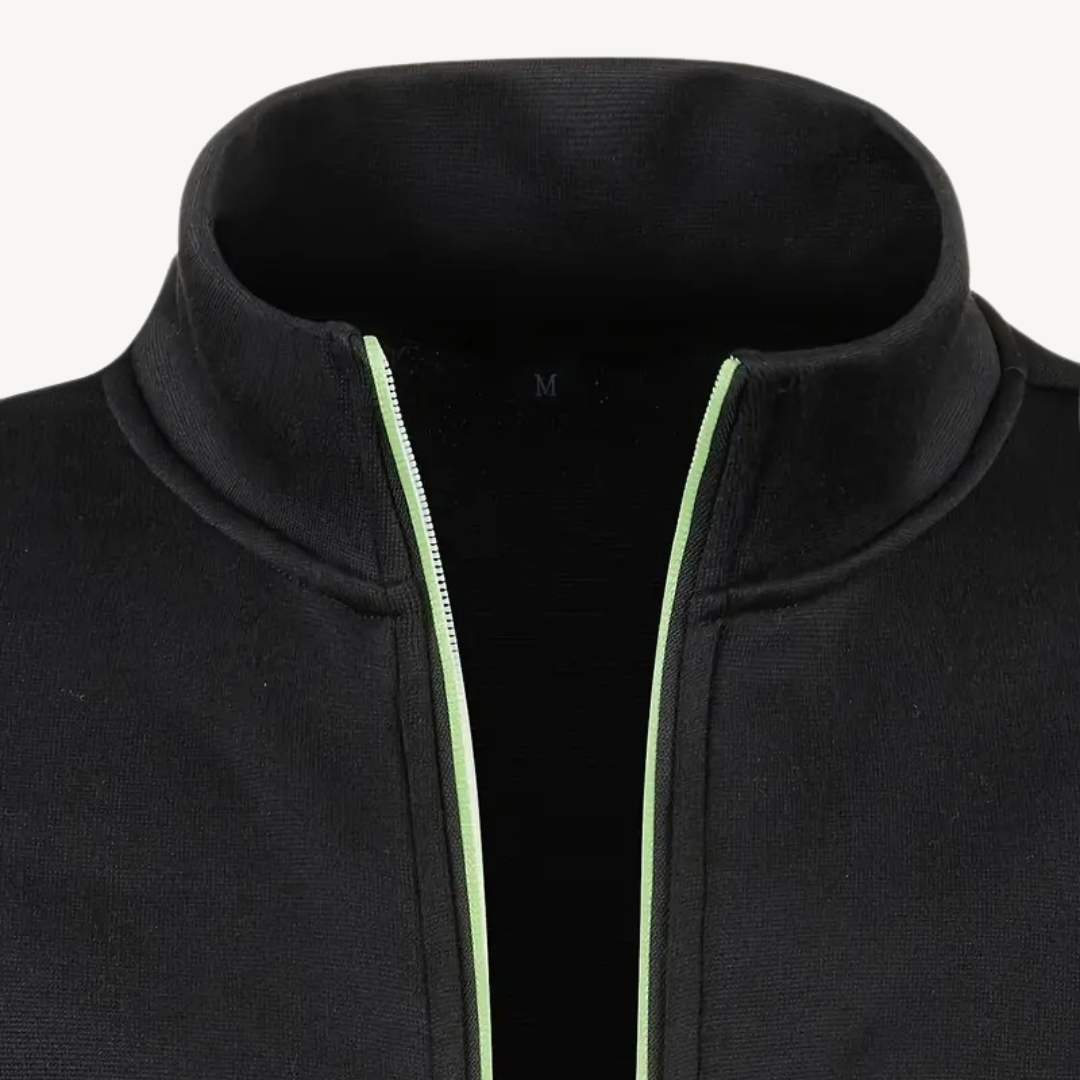 Men’s Zippered Track Jacket | Loravelle