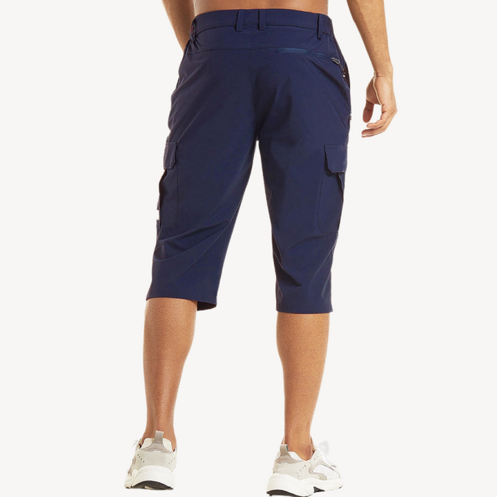 Men’s Cotton Cargo Shorts with Pockets | Loravelle