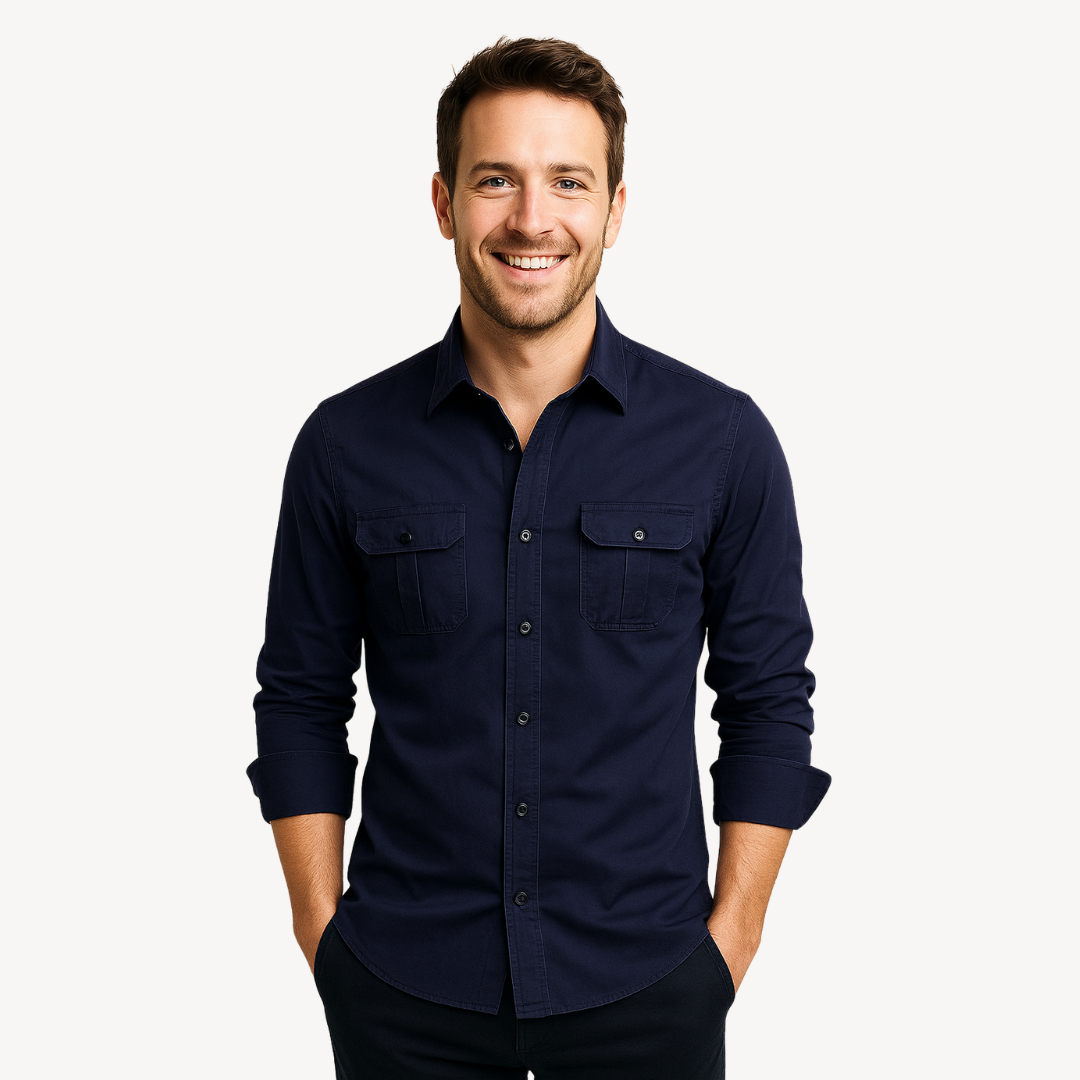 Casual Button-Down Shirt for Men | Loravelle