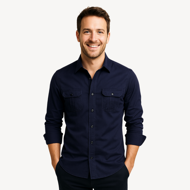 Casual Button-Down Shirt for Men | Loravelle