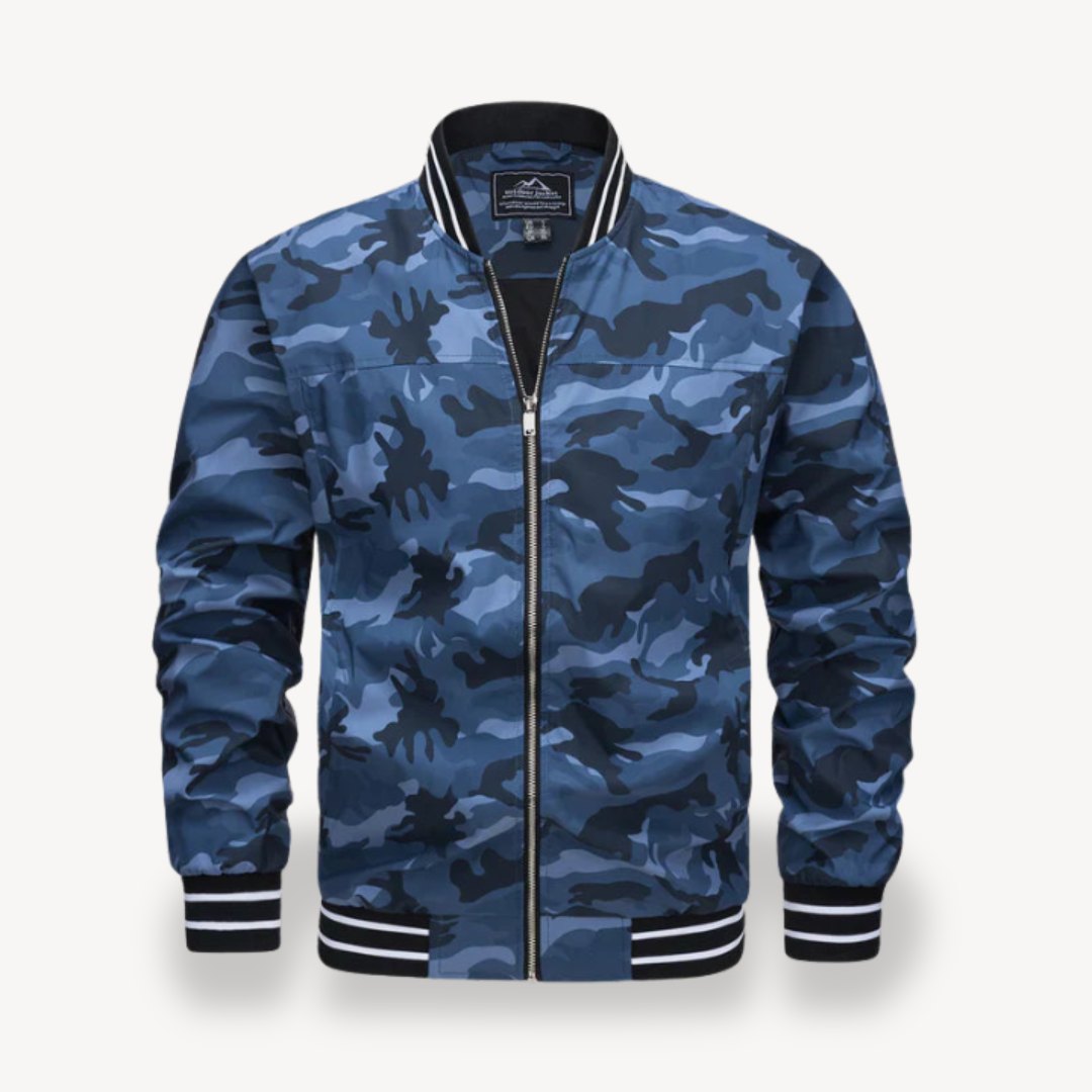 Men's Lightweight Bomber Jacket with Zip | Loravelle
