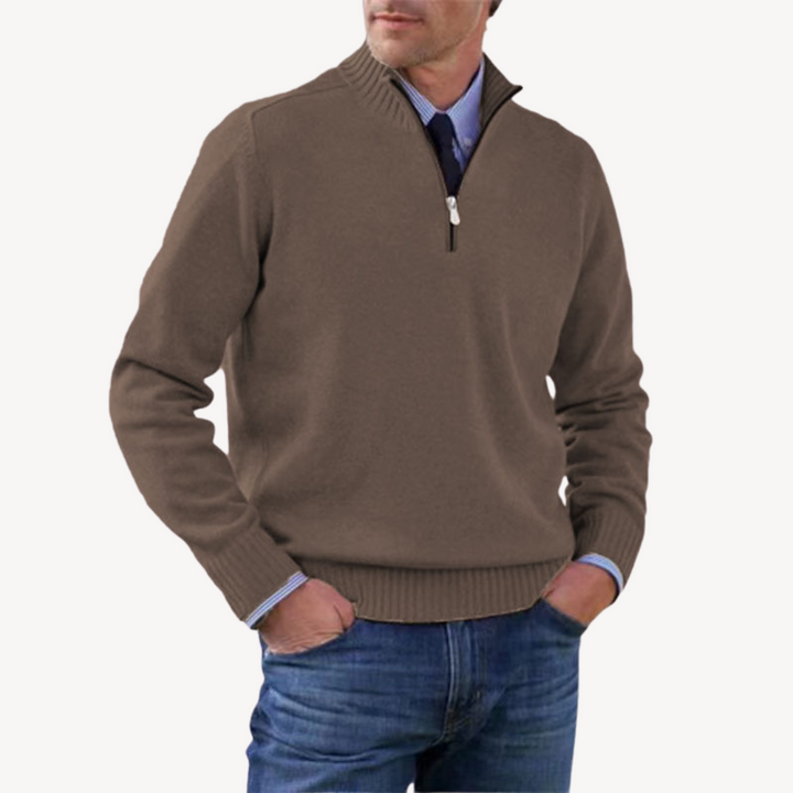 Men's Half-Zip Sweater | Loravelle