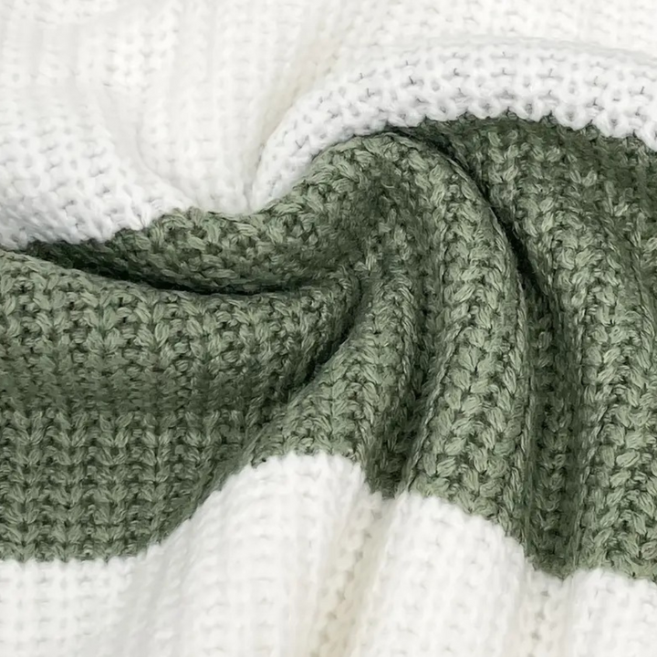 Women's Striped Oversized Sweater | Loravelle