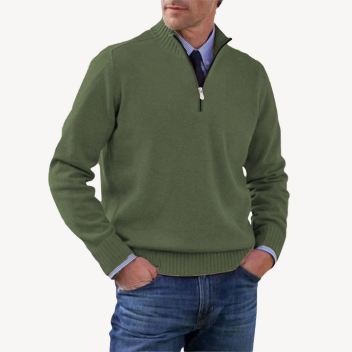 Men's Half-Zip Sweater | Loravelle