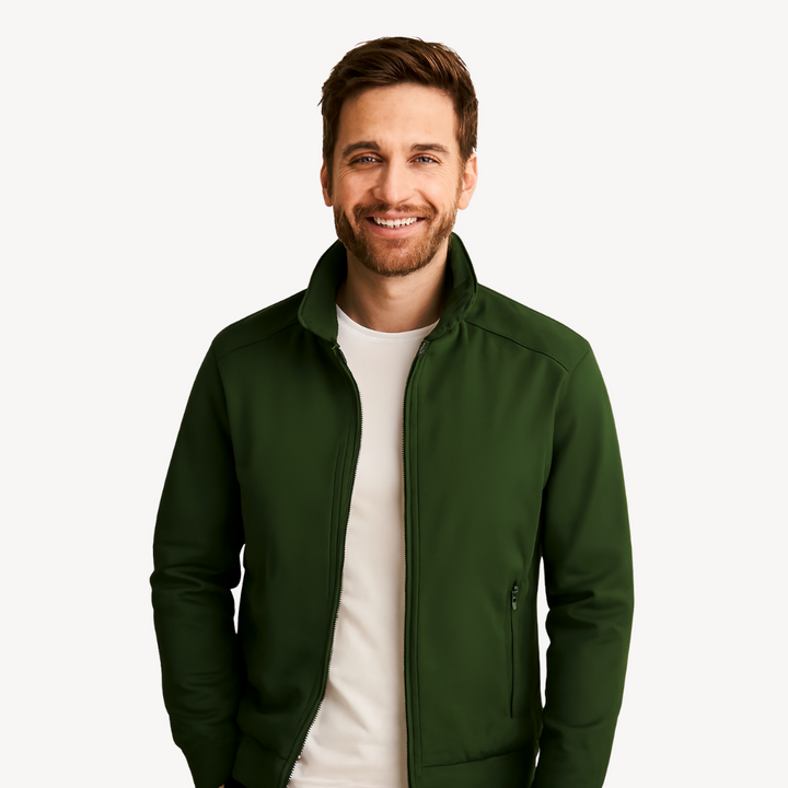 Men’s Polyester Zip-up Jacket
