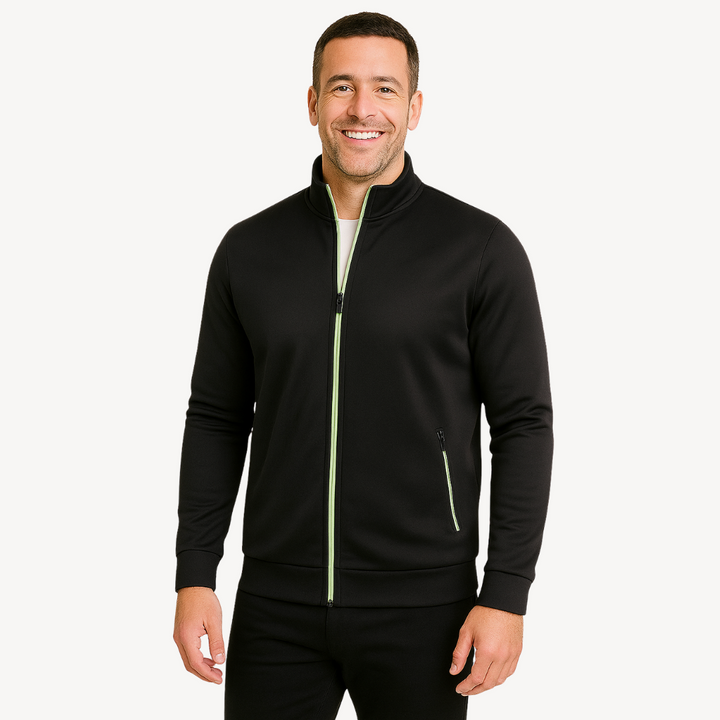 Men’s Zippered Track Jacket | Loravelle