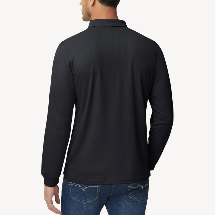 Men's Long Sleeve Polo Shirt | Loravelle