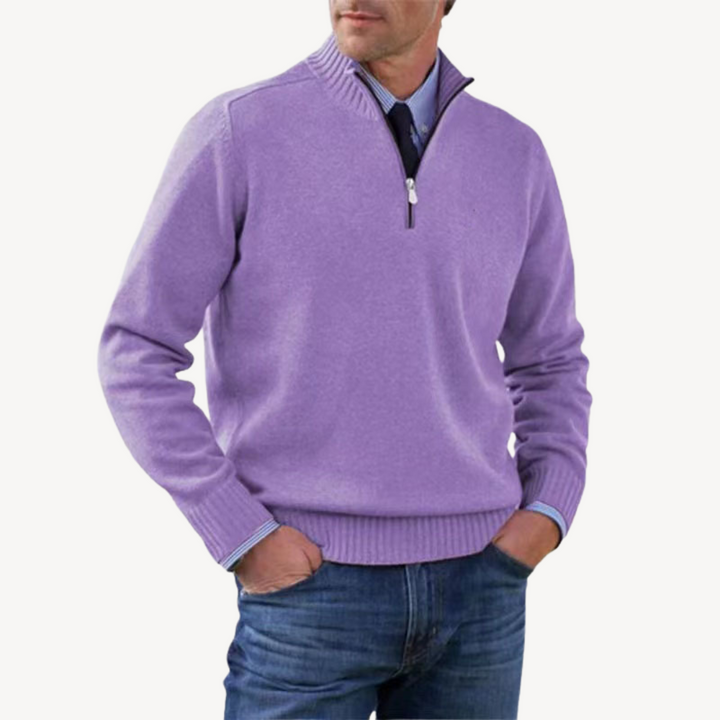 Men's Half-Zip Sweater | Loravelle