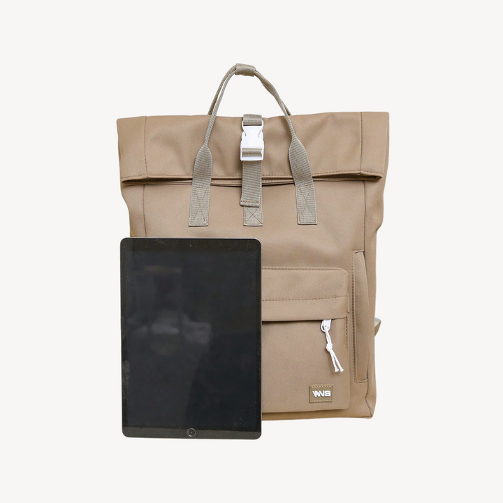 Women's Polyester Roll Top Backpack | Loravelle