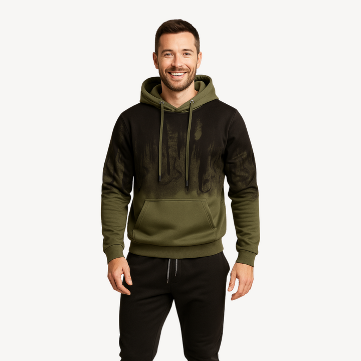 Men's Graphic Print Fleece Sweat Suit | Loravelle