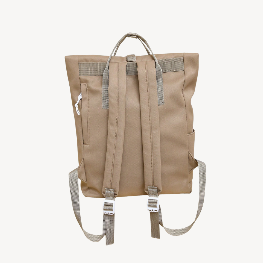 Women's Polyester Roll Top Backpack | Loravelle
