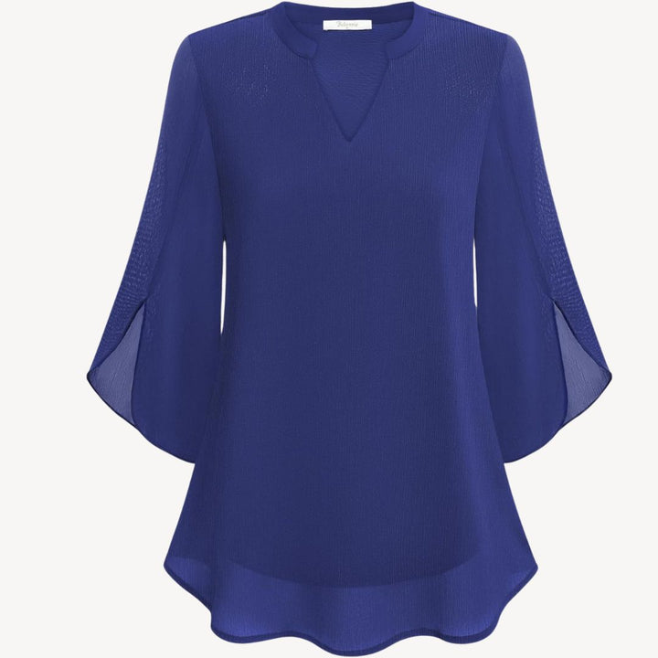 Women's Chiffon Bell Sleeve Blouse | Loravelle