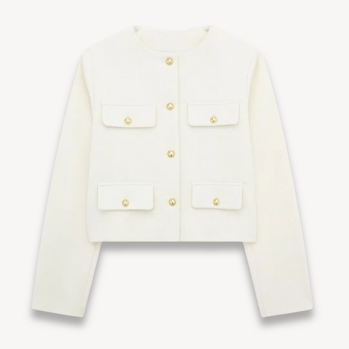 Loravelle | Tailored Pocket Button-Up Jacket