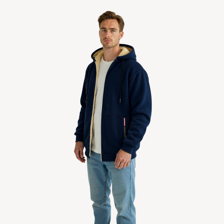 Men's Fleece-Lined Hoodie | Loravelle