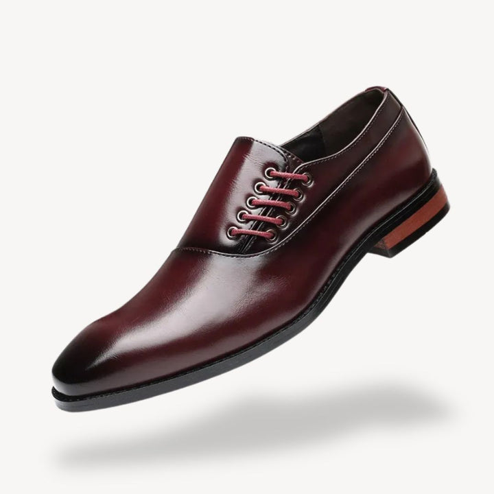 Men's Orthopedic Leather Side Lace Shoes | Loravelle