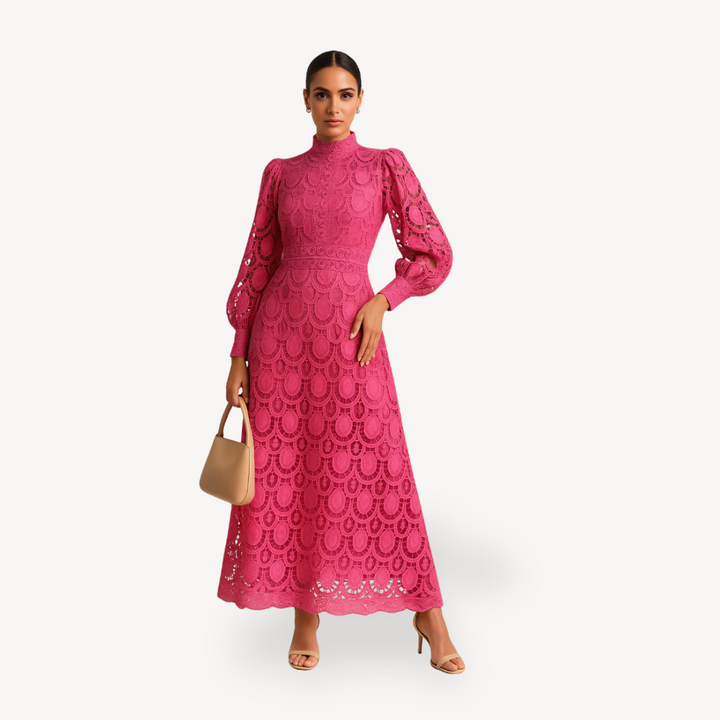 Lace Midi Dress Women | Loravelle
