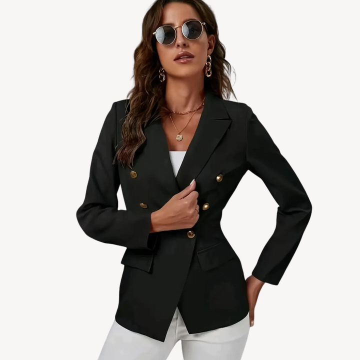 Women's Notched Collar Blazer | Loravelle
