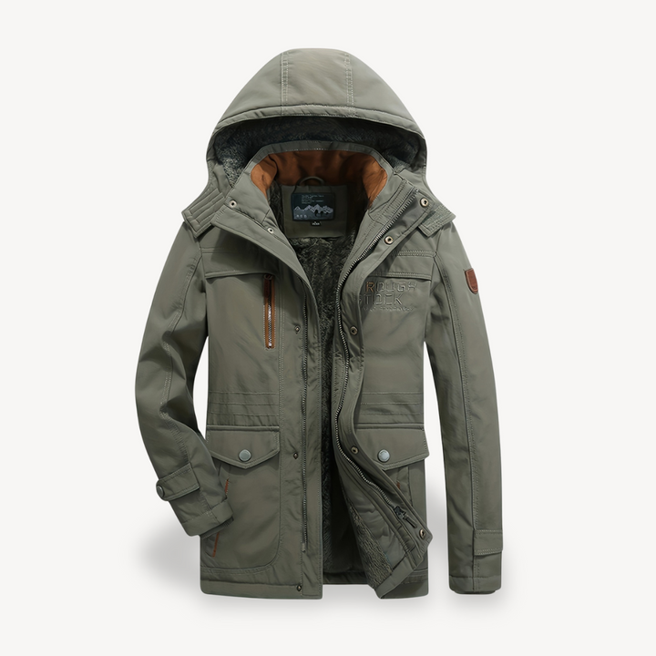 Men's Hooded Waterproof Parka Jacket | Loravelle