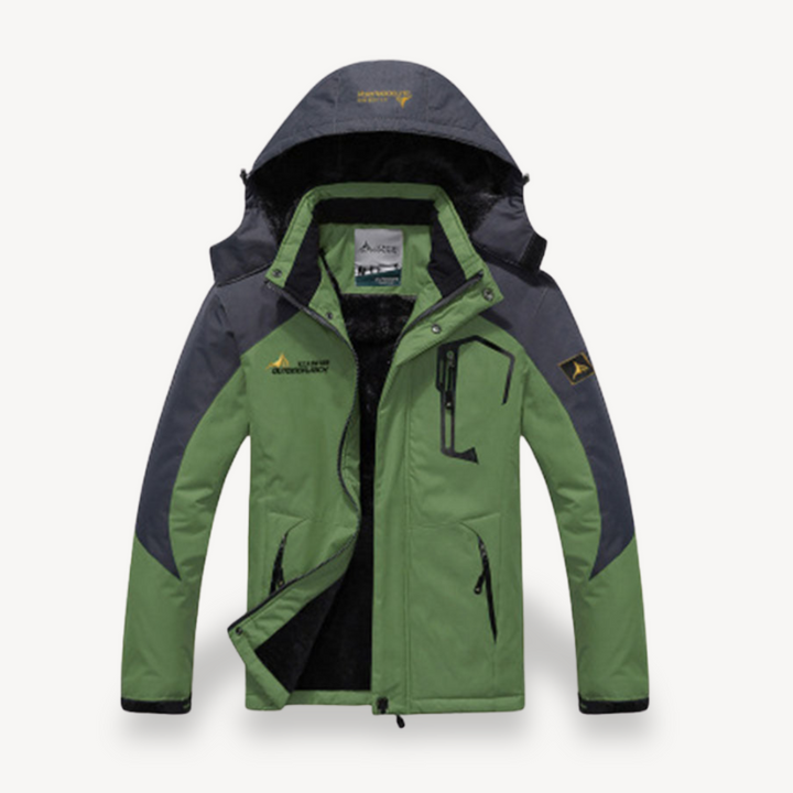Men's Camo Waterproof Winter Jacket with Hood | Loravelle