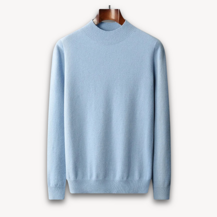 Loravelle | Men's Wool Cashmere Crew Neck Sweater – Adult Casual Knitwear