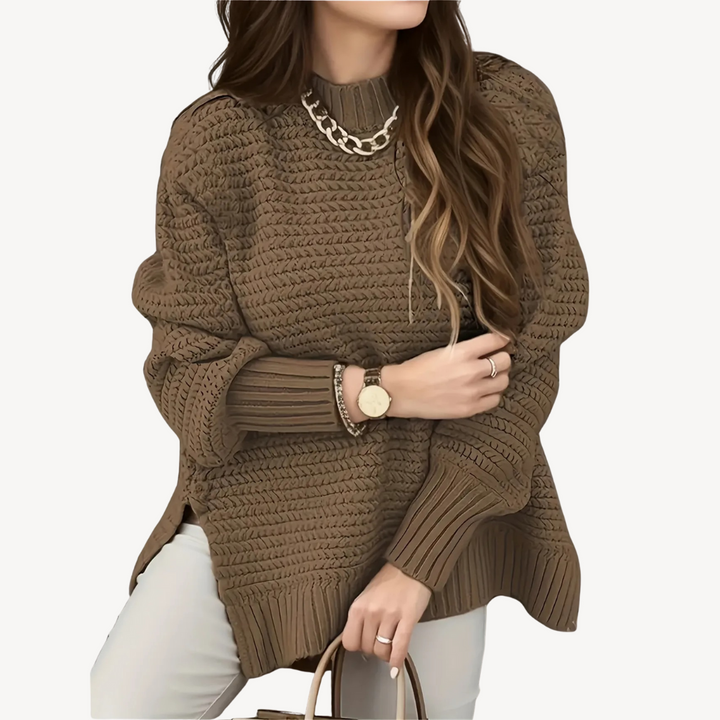 Women’s Textured Knit Sweater | Loravelle