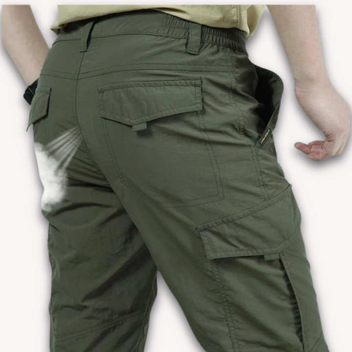 Loravelle | Men's Lightweight Waterproof Quick-Dry Tactical Cargo Pants - Breathable Summer Camping & Hiking Overalls