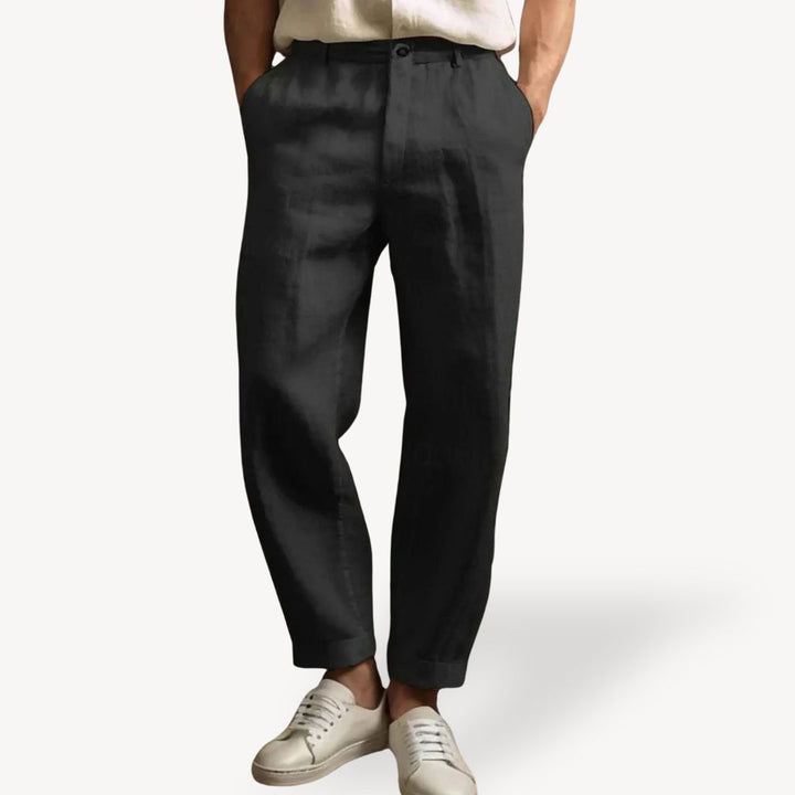 Men's Lightweight Linen Casual Summer Pants | Loravelle