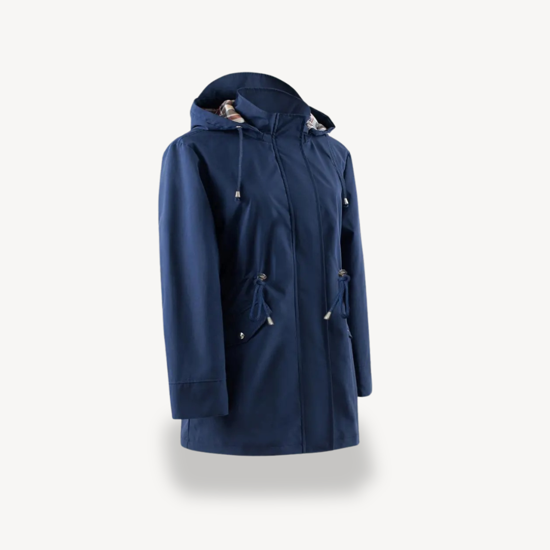 Women's Waterproof Hooded Rain Jacket | Loravelle