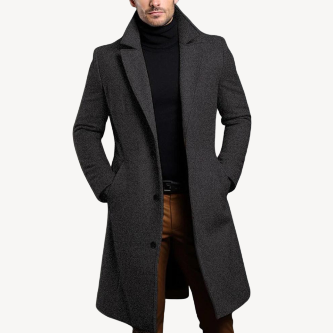 Wool Overcoat for Men | Loravelle