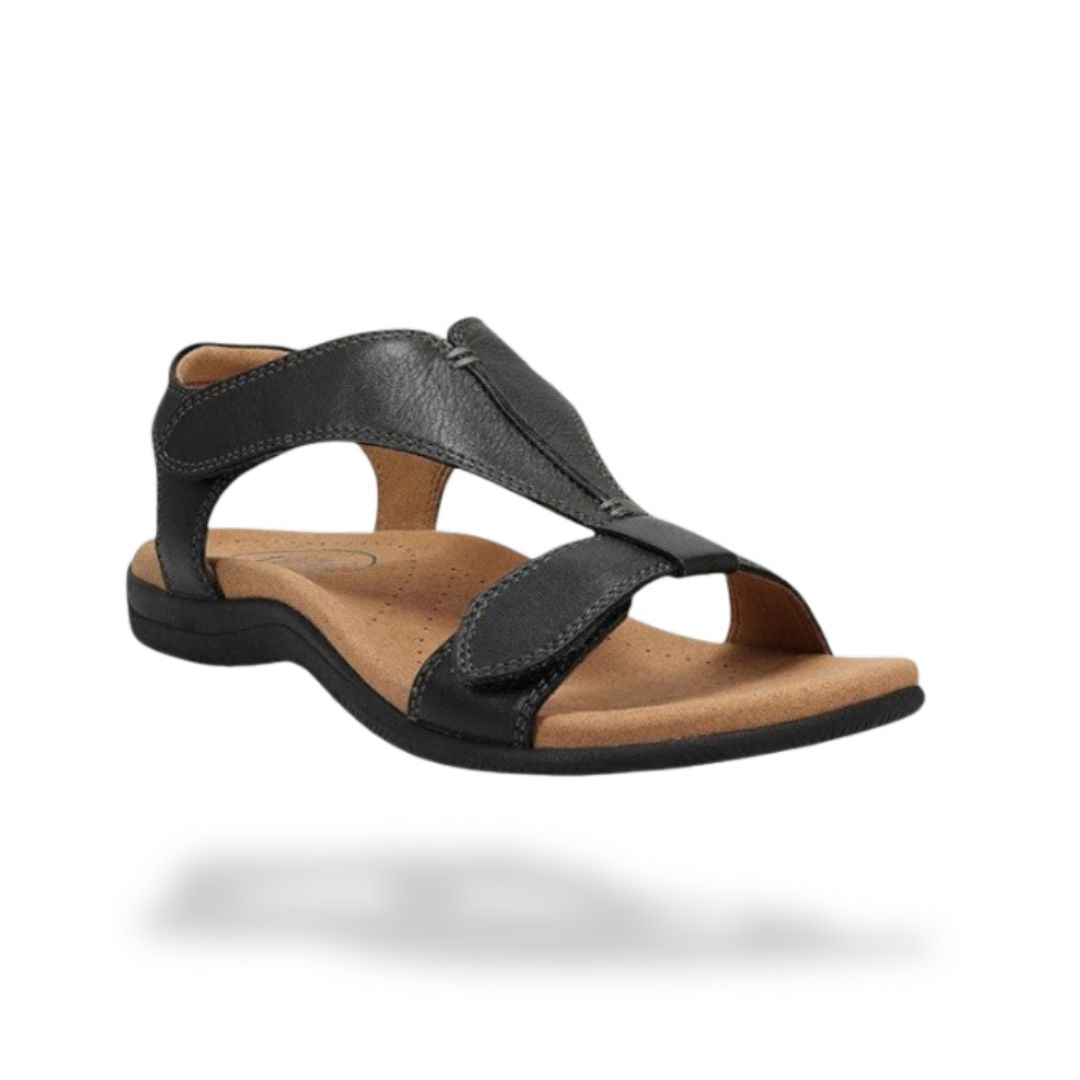 Orthopedic Leather Sandals Women | Loravelle