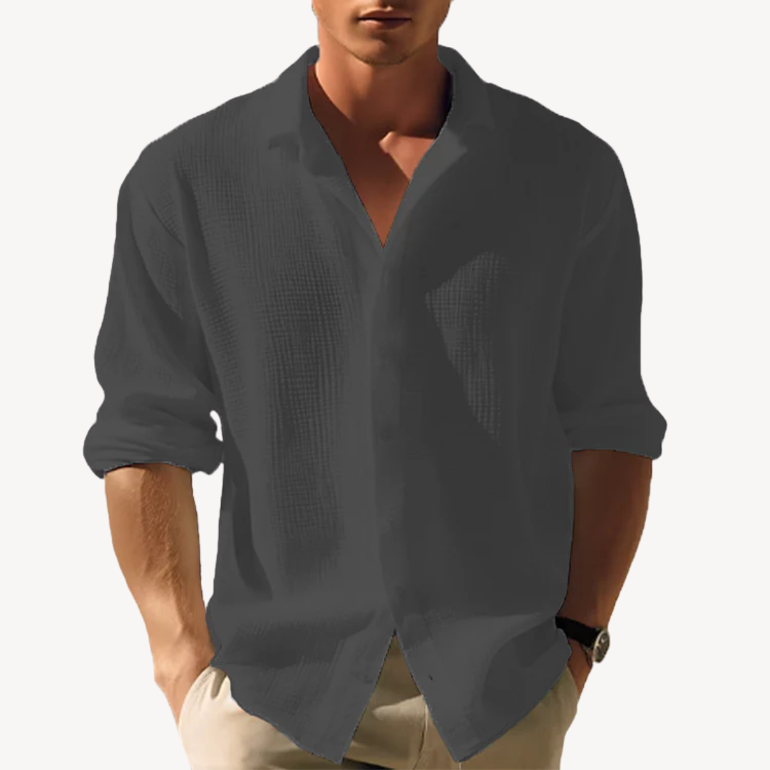 Lightweight Linen Blend Shirt Men | Loravelle