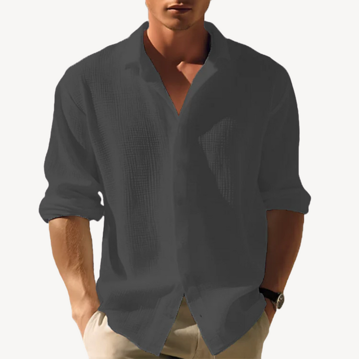 Lightweight Linen Blend Shirt Men | Loravelle